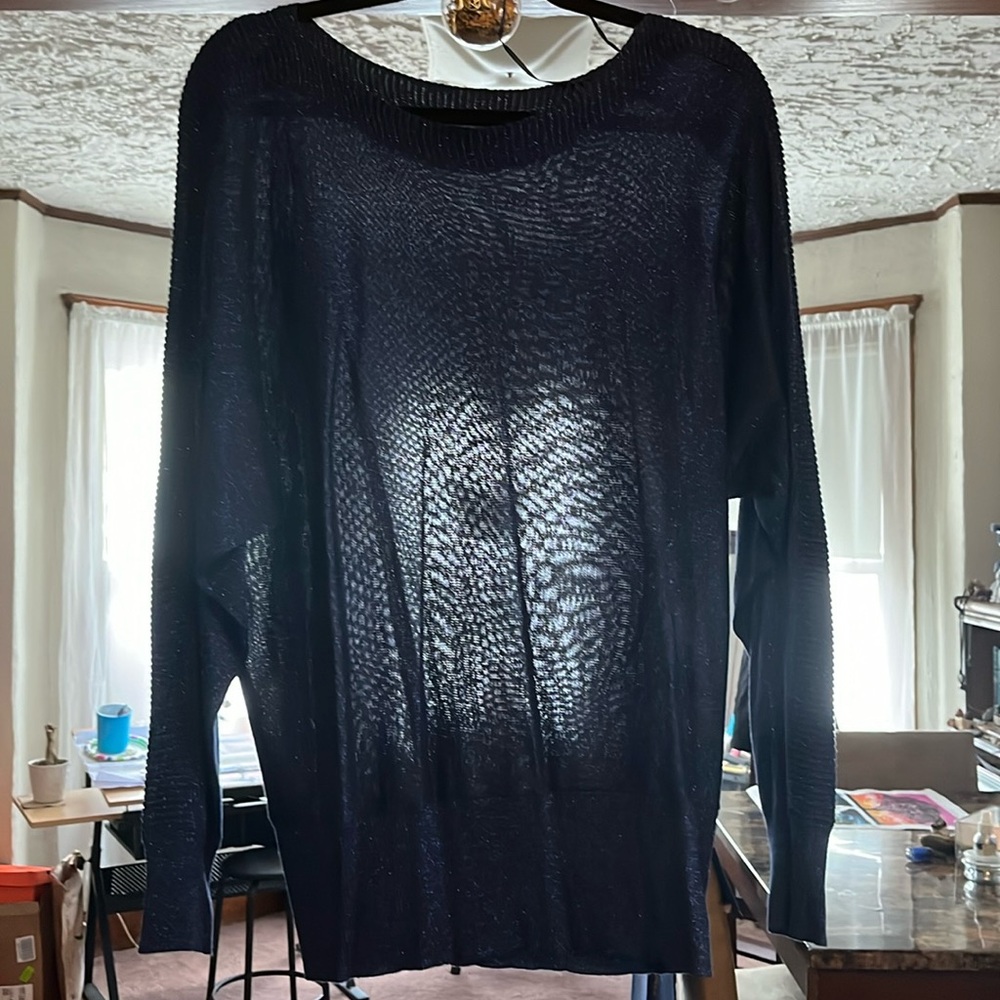 Xl Joseph a used blue sparkling light sweater